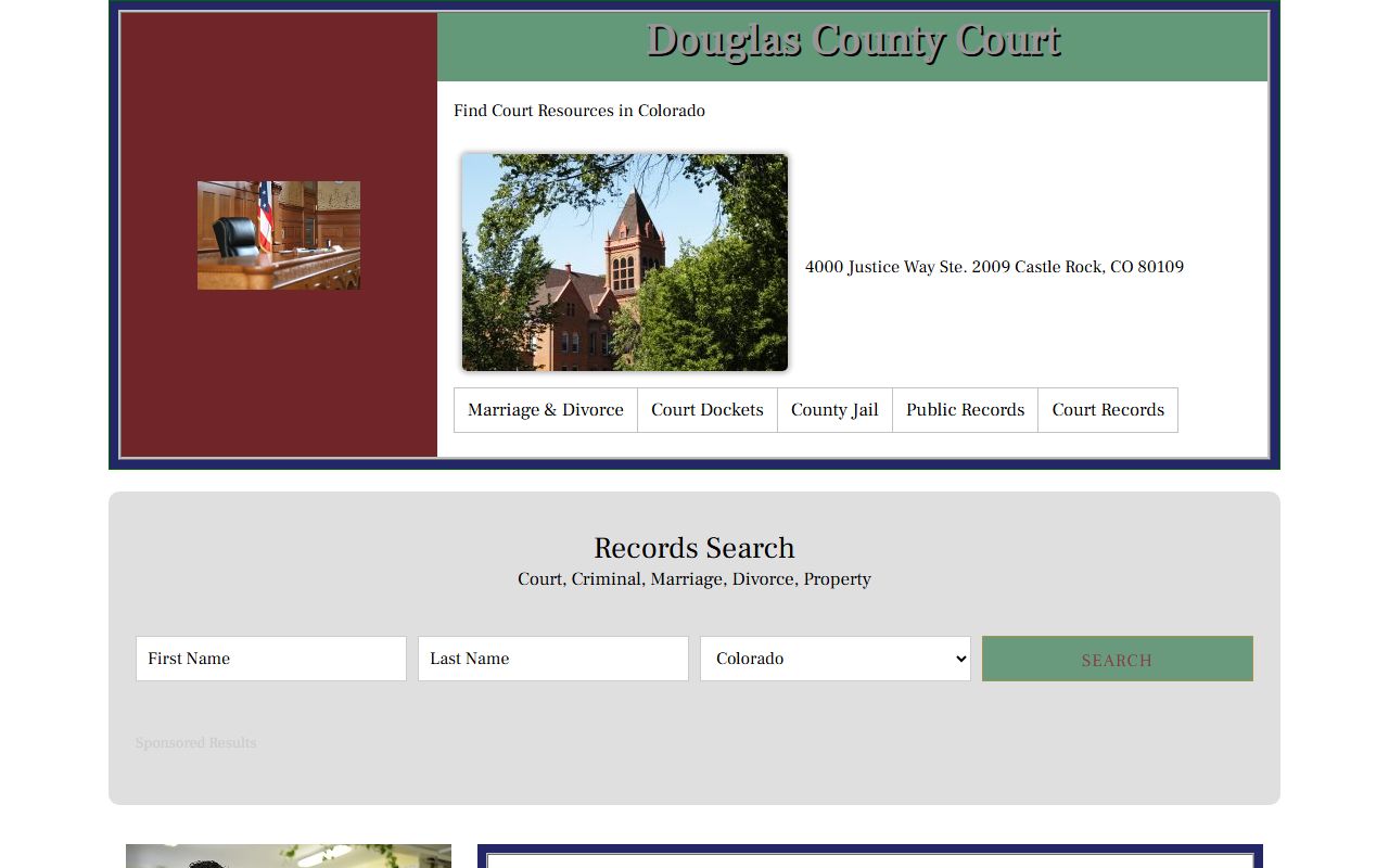 Douglas County Court website resources and online services