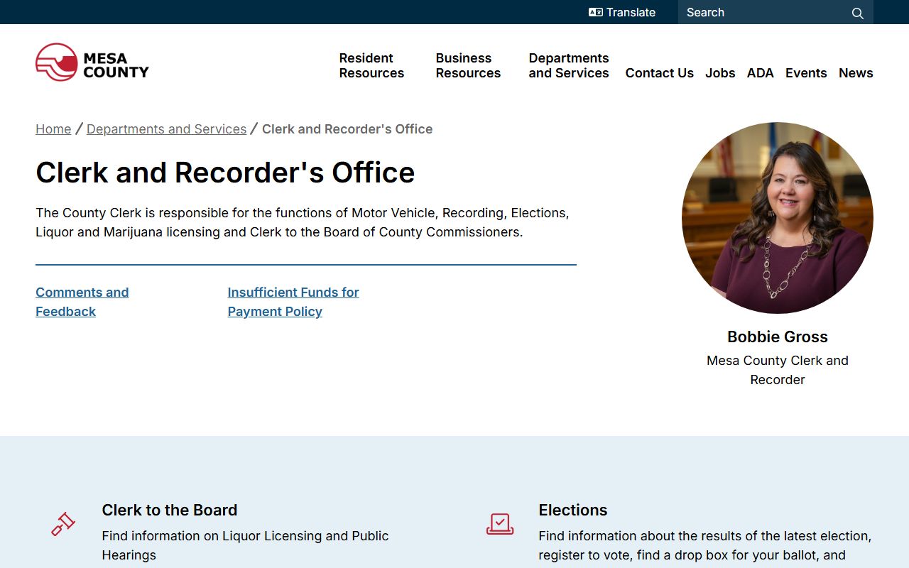 Mesa County Clerk and Recorder office